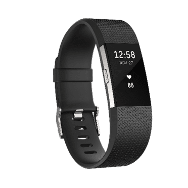 Activity Tracker Black FB407SBKL Fitbit Charge 2 Large New